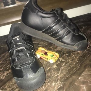 Adidas Samoa Mono Black Boys Shoe